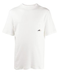 T-shirt girocollo bianca di Anglozine