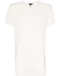 T-shirt girocollo bianca di Ann Demeulemeester
