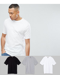 T-shirt girocollo bianca di ASOS DESIGN