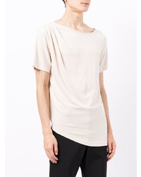 T-shirt girocollo bianca di Lisa Von Tang