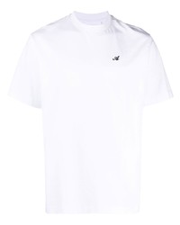 T-shirt girocollo bianca di Axel Arigato