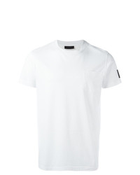 T-shirt girocollo bianca di Belstaff