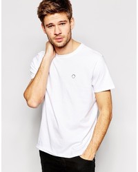 T-shirt girocollo bianca di Ben Sherman