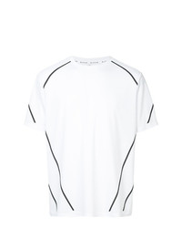 T-shirt girocollo bianca di Blackbarrett