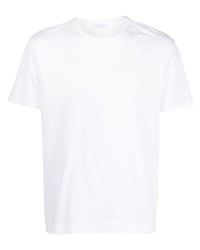 T-shirt girocollo bianca di Boglioli
