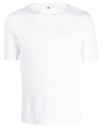 T-shirt girocollo bianca di Borrelli