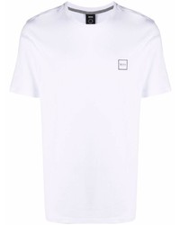 T-shirt girocollo bianca di BOSS