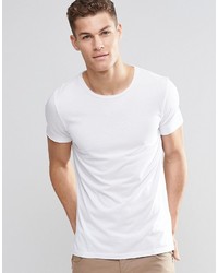 T-shirt girocollo bianca di Boss Orange