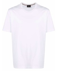 T-shirt girocollo bianca di Brioni