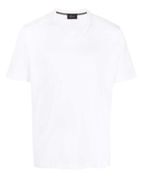 T-shirt girocollo bianca di Brioni