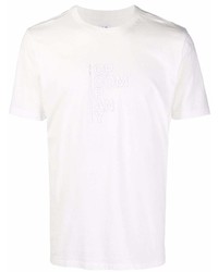 T-shirt girocollo bianca di C.P. Company
