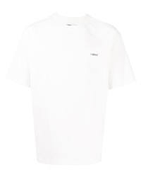 T-shirt girocollo bianca di C2h4