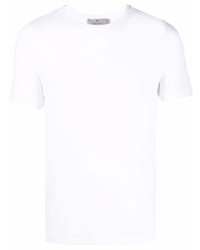 T-shirt girocollo bianca di Canali