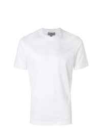 T-shirt girocollo bianca di Canali