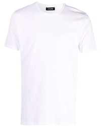 T-shirt girocollo bianca di Cenere Gb