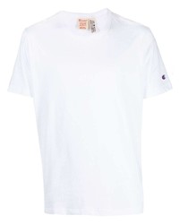 T-shirt girocollo bianca di Champion