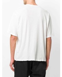 T-shirt girocollo bianca di Isabel Benenato