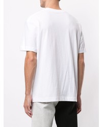 T-shirt girocollo bianca di Alexander Wang