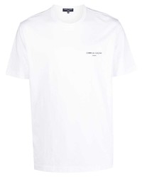 T-shirt girocollo bianca di Comme des Garcons Homme
