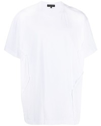 T-shirt girocollo bianca di Comme Des Garcons Homme Plus