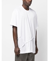 T-shirt girocollo bianca di Comme Des Garcons Homme Plus