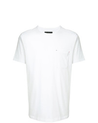 T-shirt girocollo bianca di Commune De Paris