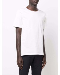 T-shirt girocollo bianca di Paul Smith