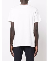 T-shirt girocollo bianca di Paul Smith