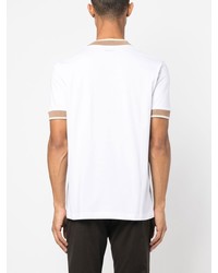 T-shirt girocollo bianca di Peserico