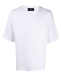 T-shirt girocollo bianca di Costumein