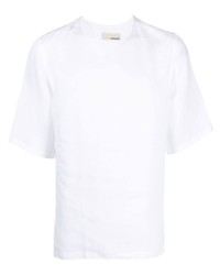 T-shirt girocollo bianca di Costumein