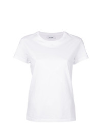 T-shirt girocollo bianca di Courreges