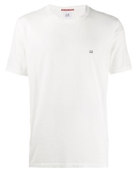 T-shirt girocollo bianca di CP Company