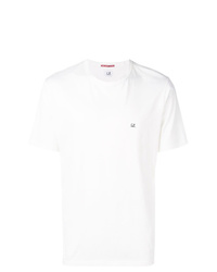 T-shirt girocollo bianca di CP Company