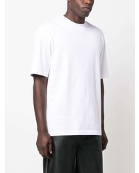 T-shirt girocollo bianca di Ferragamo