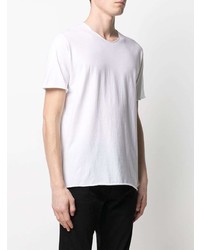 T-shirt girocollo bianca di Giorgio Brato