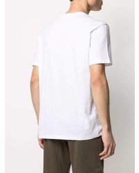 T-shirt girocollo bianca di Neil Barrett
