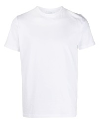 T-shirt girocollo bianca di Cruciani