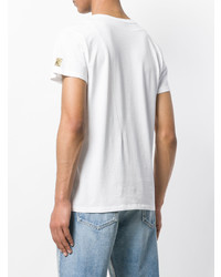 T-shirt girocollo bianca di Aries