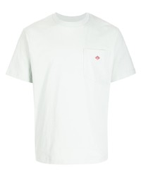 T-shirt girocollo bianca di Danton