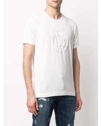 T-shirt girocollo bianca di Dolce & Gabbana