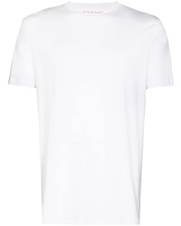 T-shirt girocollo bianca di Derek Rose