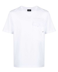 T-shirt girocollo bianca di Diesel