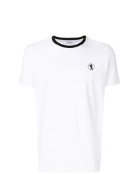 T-shirt girocollo bianca di Dirk Bikkembergs