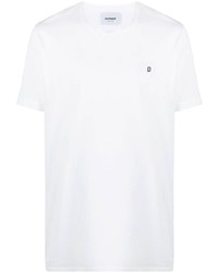 T-shirt girocollo bianca di Dondup