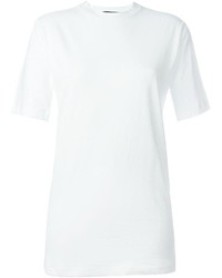 T-shirt girocollo bianca di Dsquared2