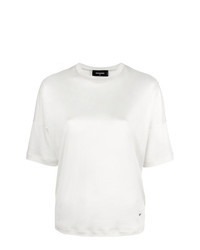 T-shirt girocollo bianca di Dsquared2