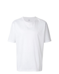T-shirt girocollo bianca di E. Tautz