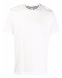 T-shirt girocollo bianca di Eleventy