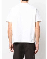 T-shirt girocollo bianca di Z Zegna